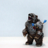 Battle Damaged Warbear - Professionaly pre-supported! print image