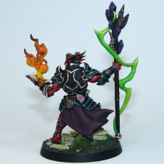 Picture of print of Scramax the Battlemage - The Dragonguard Hero