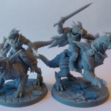 Picture of print of Dragonling Knights - 3 Modular Units with mounts