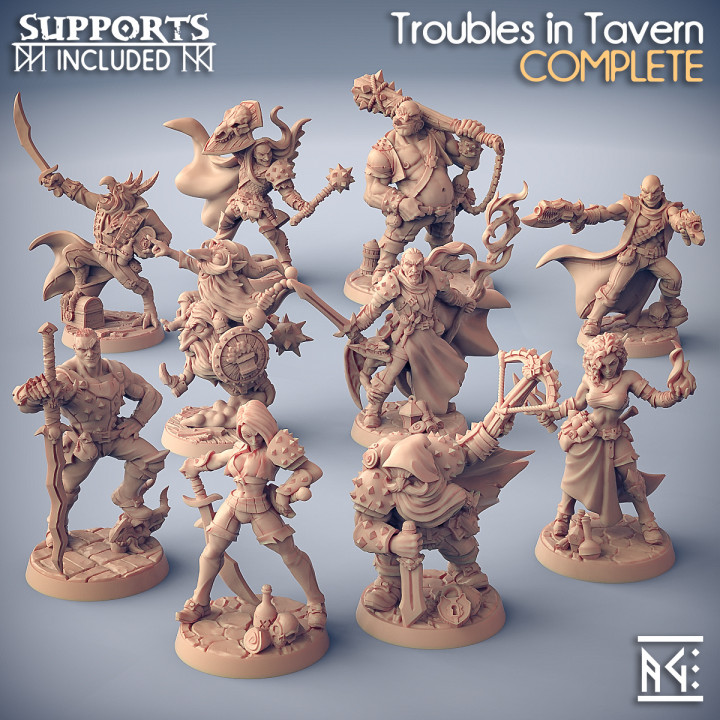 $20.00COMPLETE Troubles in Tavern (presupported)