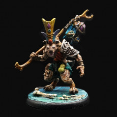 Picture of print of Gwembesh, the Gnoll Shaman