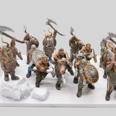 Picture of print of VIKINGS - Warriors Modular Warband PRESUPPORTED
