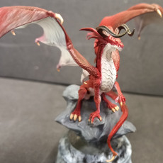 Picture of print of Red Great Wyrm from Legendary Dragons