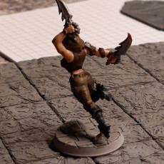 Picture of print of Brakha - Female Assassin - 32mm - DnD
