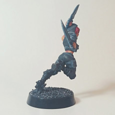Picture of print of Brakha - Female Assassin - 32mm - DnD