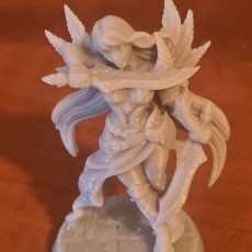 Picture of print of Valeen - Female blade dancer - 32mm - DnD