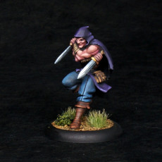 Picture of print of Wiltram - Male assassin - 32mm - DnD