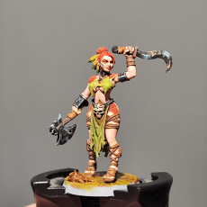 Picture of print of Anfi- Female amazon - 32mm - DnD