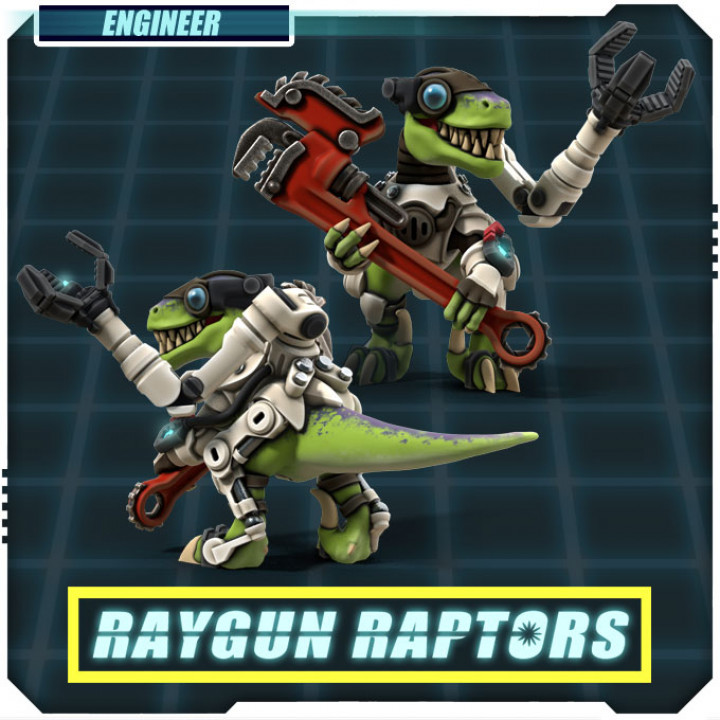 Raygun Raptors Engineer's Cover