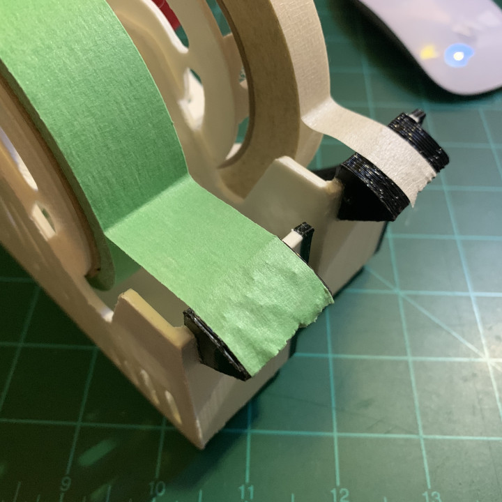 3D Printable Painter's Tape Dispenser *FIX* by Compound 3D