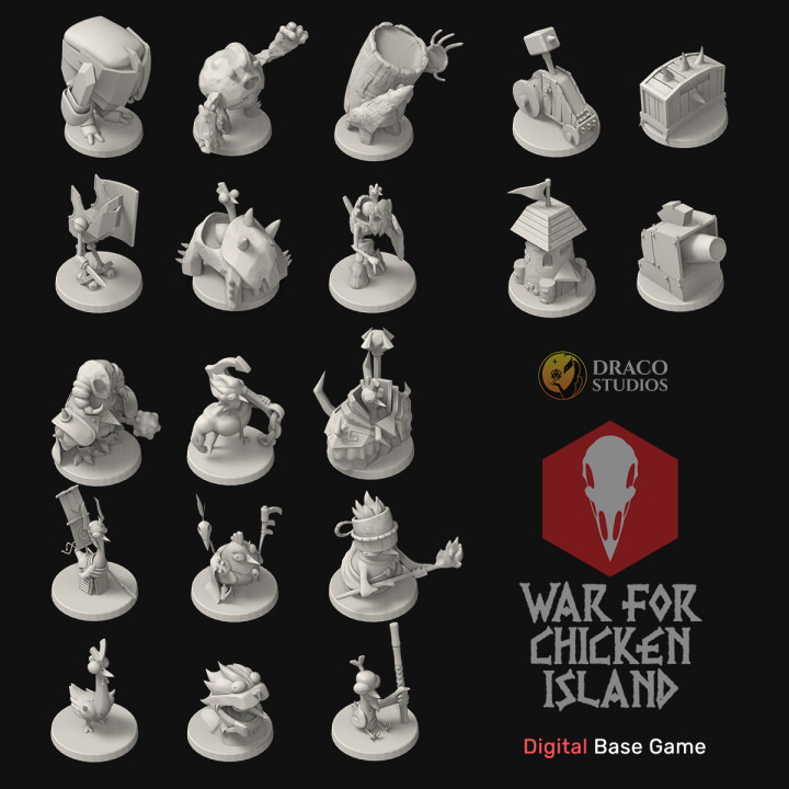 $25.00War for Chicken Island (Models from Core Game)