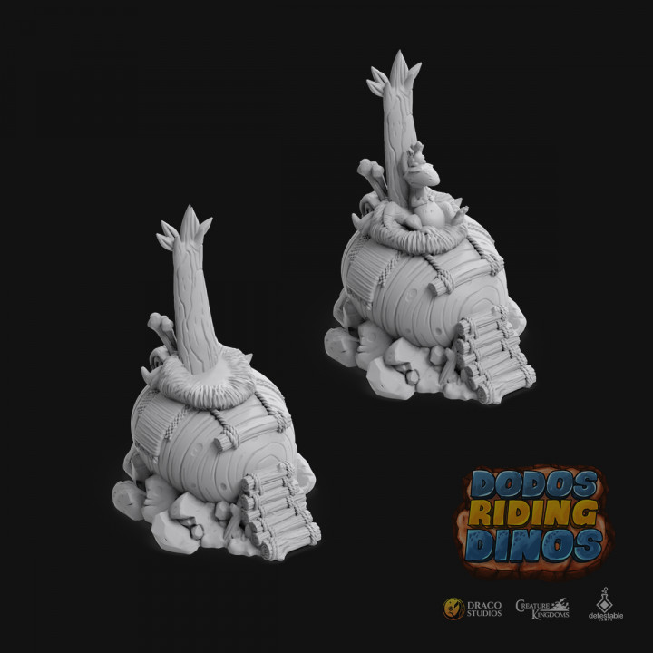 Dodosaurus Throne from Dodos Riding Dinos's Cover