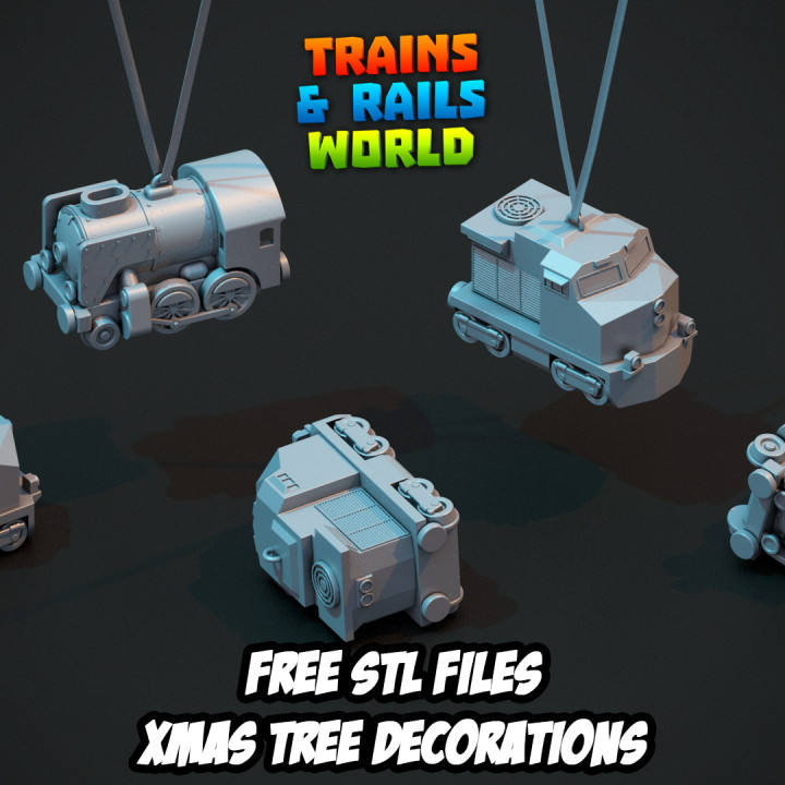Train & Rails World - Free Xmas Tree Decorations