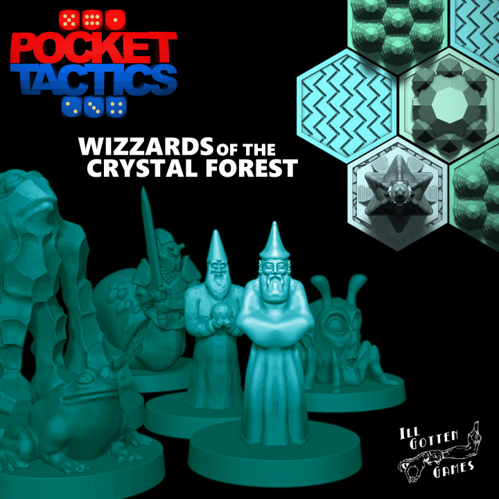 Pocket-Tactics: Wizzards of the Crystal Forest's Cover