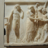 Relief: Victory making a libation to Diana and Apollo image