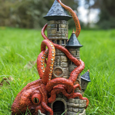Picture of print of Kraken Dice Tower - Support Free! This print has been uploaded by Jesi