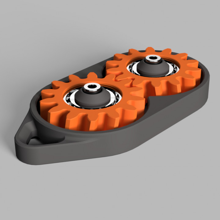 Gear Spinner Keychain (No Heat Set Inserts)