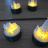 Christmas X-mas Winter Sceneries for LED Tealight image