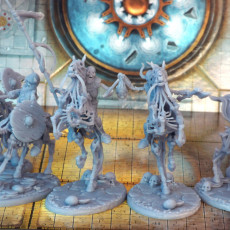 Picture of print of DRAUGR: Undead Skeleton Riders /Pre-supported/