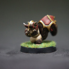Picture of print of Blood Bowl Baby And Squirrel