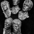 The David Bowie collection - Bowie through the ages / wallhangins/head bust image