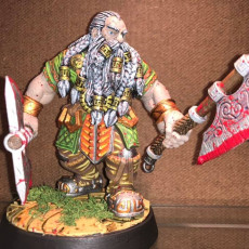 Picture of print of Petri ”Red Axes” Redhalla - The Dwarfs of The Dark Deep This print has been uploaded by Lasine Ashtear