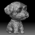 Maltese Bichon dog Funko Pop style 3D printable image