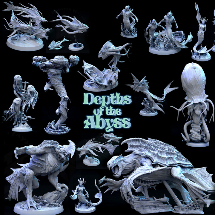 3D Printable Depths of the Abyss (Mini Monster Mayhem Full Release) by ...