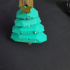 Christmas tree spinning keychain and ornament (Articulated) image