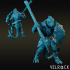 Lizardfolk Warrior with Spear and Shield (Male) NOW PRESUPPORTED image