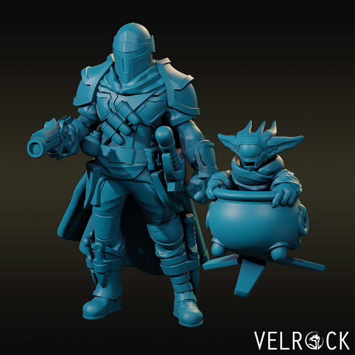 $4.00Male Bounty Hunter Artificer with Homunculus Servant in Cauldron NOW PRESUPPORTED