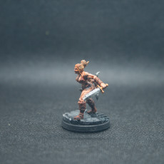Picture of print of Northern Barbarian Queen - Professionally pre-supported! Multiple Weapon Options