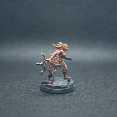 Picture of print of Northern Barbarian Queen - Professionally pre-supported! Multiple Weapon Options