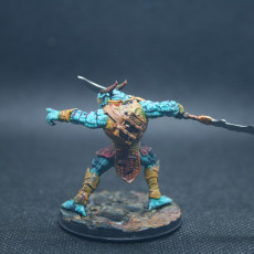 Picture of print of Dragonborn Paladin - Professionally pre-supported!