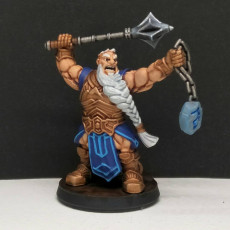 Picture of print of Dwarf Cleric  - Professionally pre-supported! This print has been uploaded by Adam