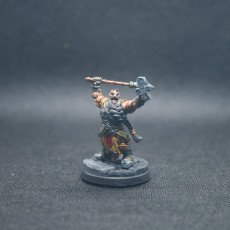 Picture of print of Dwarf Cleric  - Professionally pre-supported!