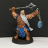 Dwarf Cleric  - Professionally pre-supported! print image