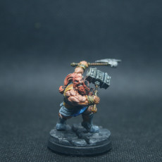 Picture of print of Dwarf Fighter Dual Wield  - Professionally pre-supported!