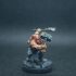 Dwarf Fighter Dual Wield  - Professionally pre-supported! print image