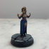 Female Elf Warlock -Professionally pre-supported! print image