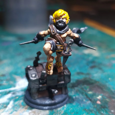 Picture of print of Halfling Rogue  - Professionally pre-supported! This print has been uploaded by Rune Larsen