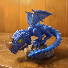 Picture of print of Blue Dragon PRE SUPPORTED This print has been uploaded by Emilia Summers