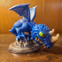 Blue Dragon PRE SUPPORTED print image