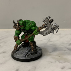Picture of print of Orc Berserker- Professionally pre-supported! This print has been uploaded by Daniele Fortini
