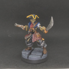 Picture of print of Skeleton Pirate Captain- Professionally pre-supported! This print has been uploaded by Adam