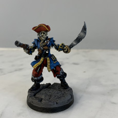 Picture of print of Skeleton Pirate Captain- Professionally pre-supported! This print has been uploaded by Daniele Fortini