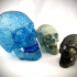 Filigree Anatomical Skull - Pre-supported STL image
