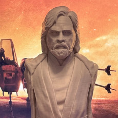 Picture of print of Luke Skywalker bust - The Last Jedi This print has been uploaded by Rich DiBuo