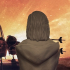 Luke Skywalker bust - The Last Jedi print image