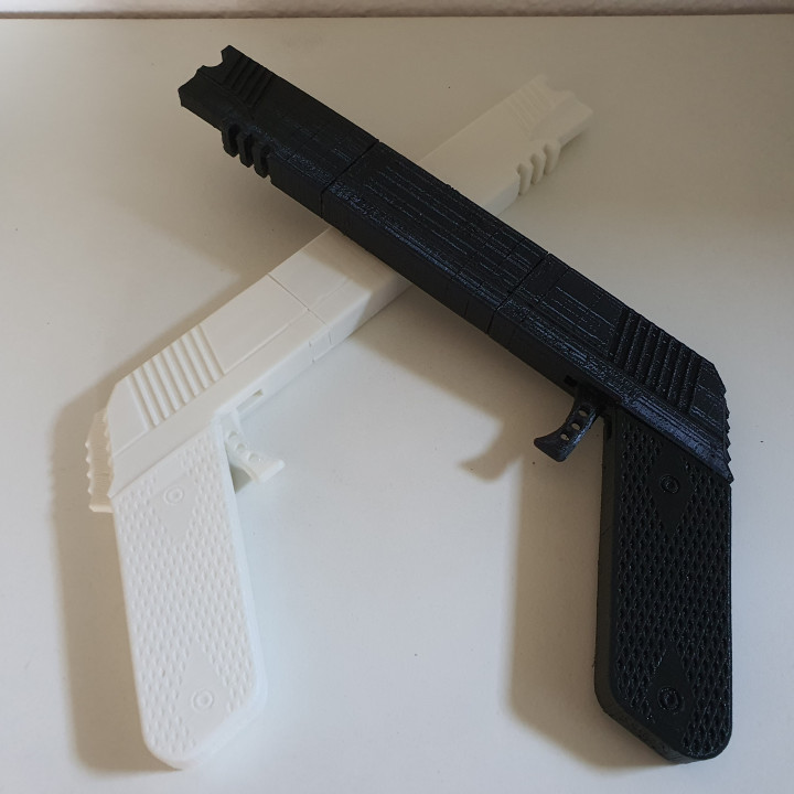 Rubber band gun - elastic gun - toy